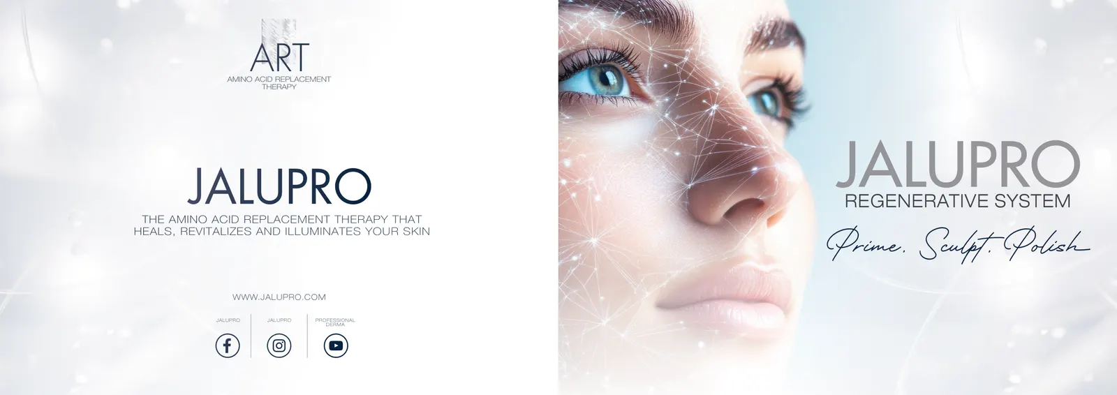 Jalupro brochure, front and back cover spread