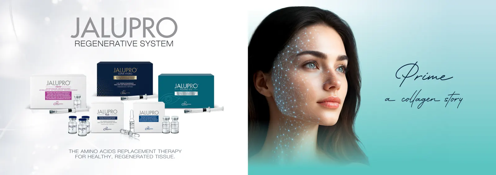 Jalupro brochure spread: product range
