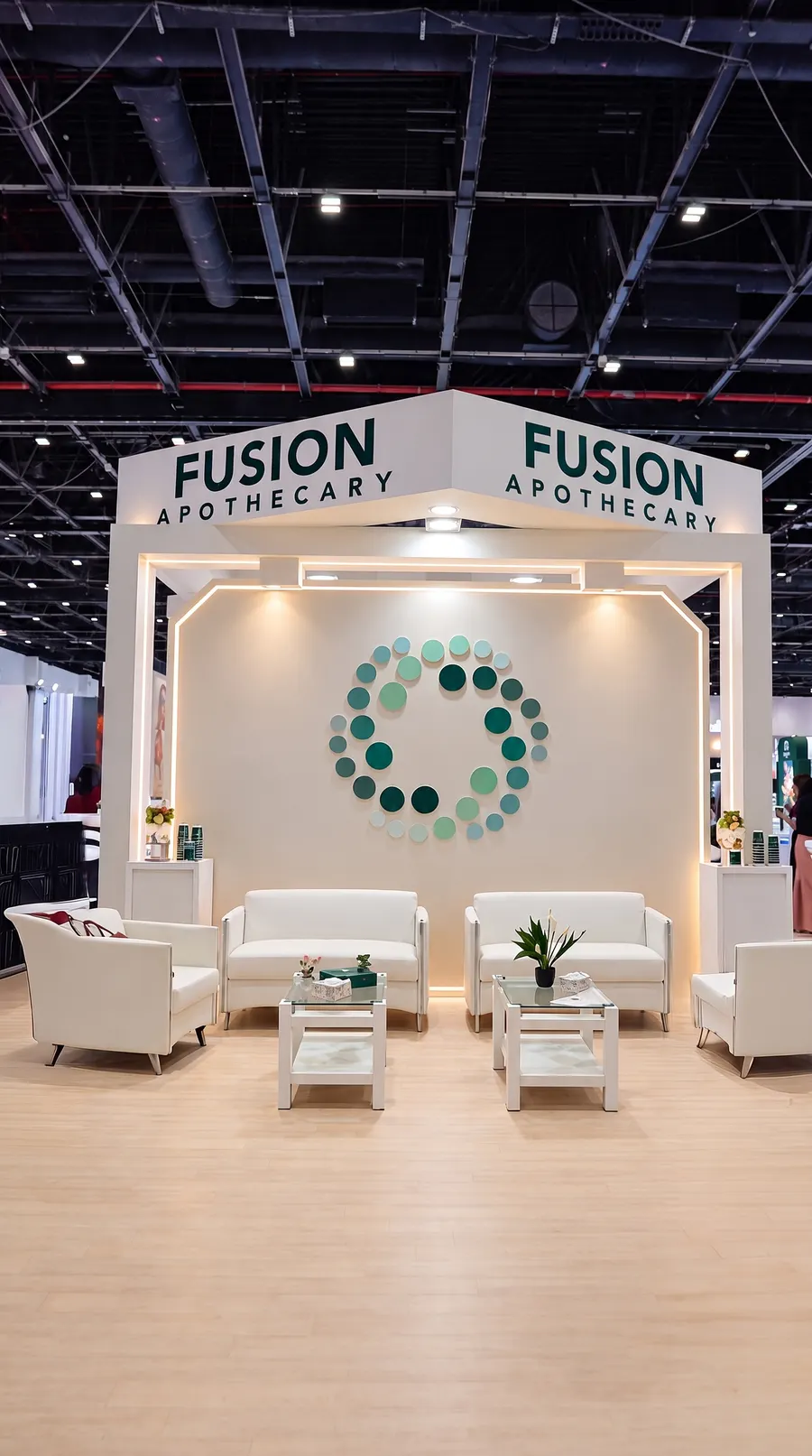 Fusion Apothecary stand at Dubai Derma 2026