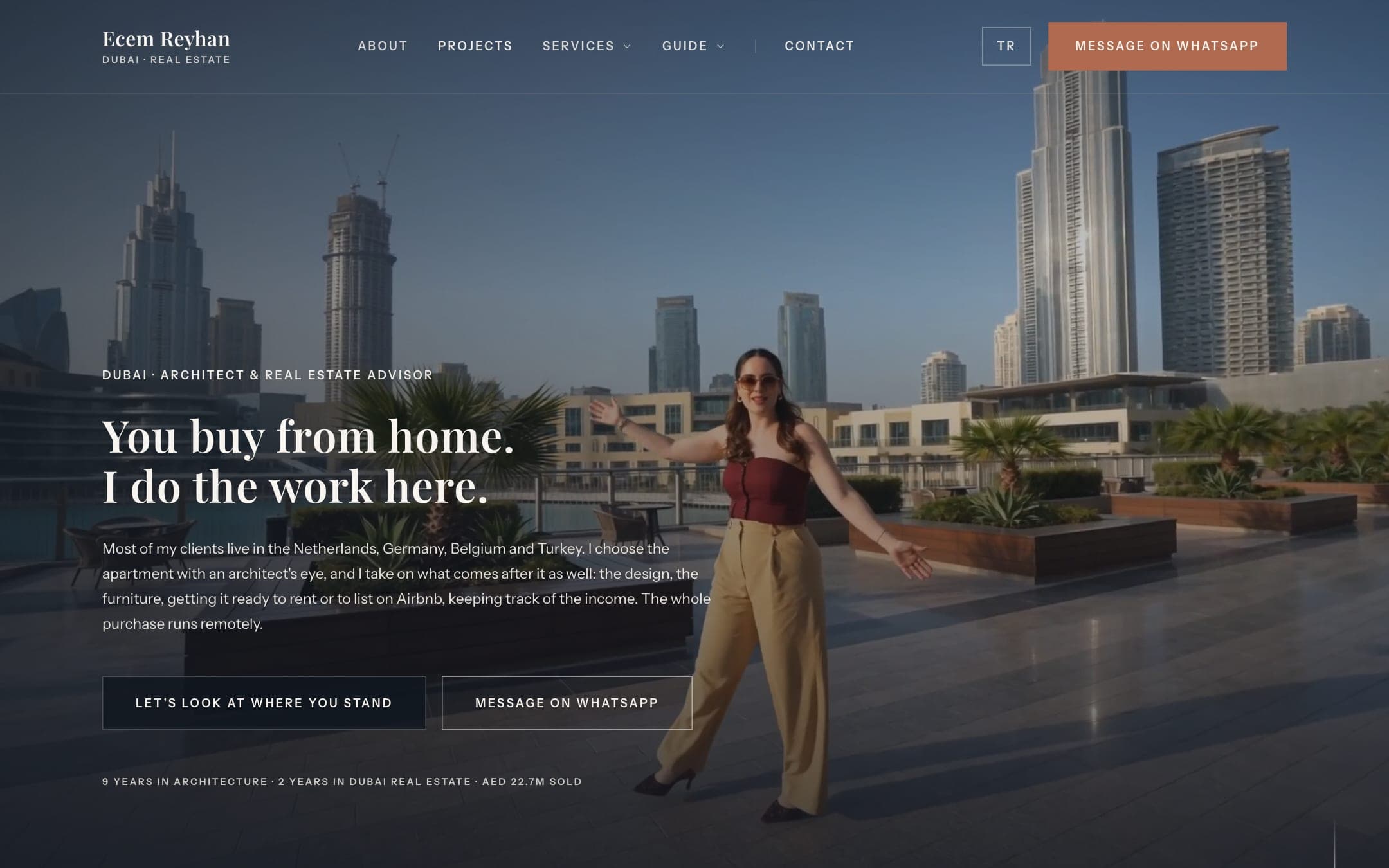 Ecem Reyhan website preview